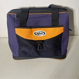 Igloo Purple and Orange Expandable Cooler